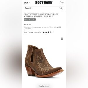 Ariat Women’s Boots brown size 8 1/2